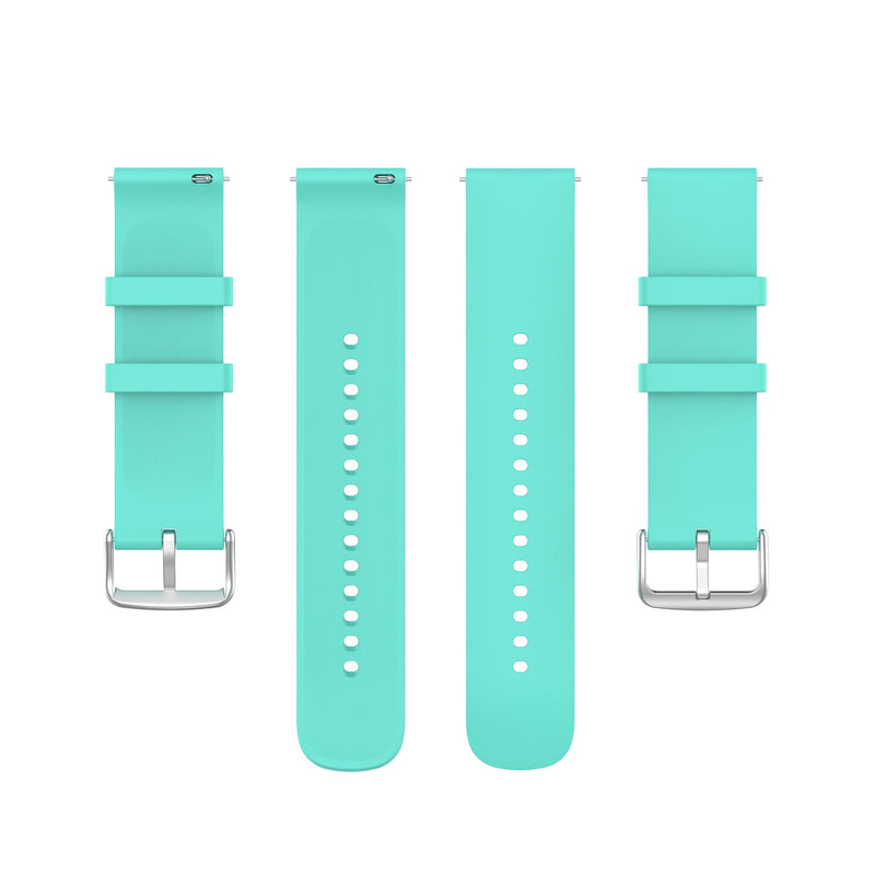 Light Green Plain Silicone Strap | For 20mm Huawei & Amazfit Smartwatches