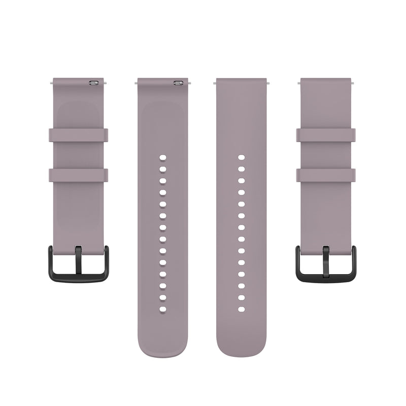 Mauve Plain Silicone Strap | For 20mm Huawei & Amazfit Smartwatches
