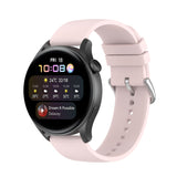Light Pink Plain Silicone Strap | For 22mm Huawei & Amazfit Smartwatches