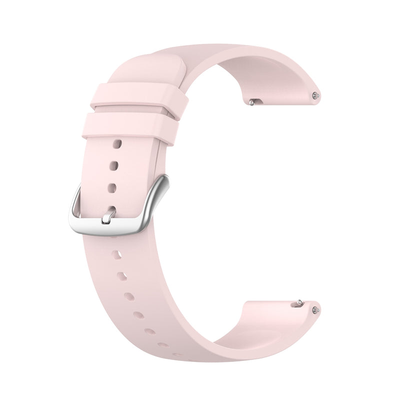 Light Pink Plain Silicone Strap | For 22mm Huawei & Amazfit Smartwatches