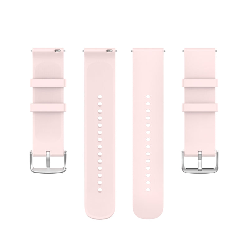 Light Pink Plain Silicone Strap | For 22mm Huawei & Amazfit Smartwatches