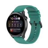 Green Plain Silicone Strap | For 22mm Huawei & Amazfit Smartwatches
