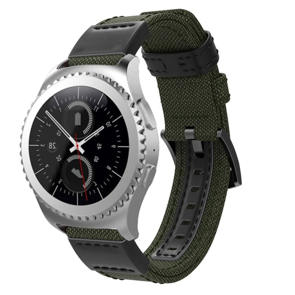 Army Green Canvas Adventurer® Strap | For 22mm Huawei & Amazfit Smartwatches