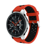 Red/Black Silicone Sports® Strap | For 22mm Huawei & Amazfit Smartwatches