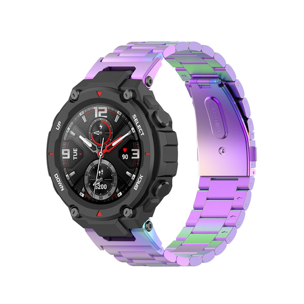 Amazfit T-Rex Strap/Band | Colourful Vintage Steel