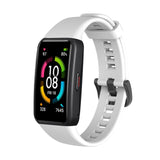 Huawei Band 6 Strap | Honor Band 6 Strap | White Silicone