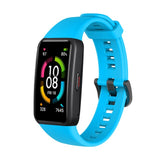 Huawei Band 6 Strap | Honor Band 6 Strap | Blue Silicone