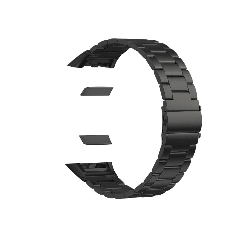 Huawei Band 6 Strap | Honor Band 6 Strap | Black Vintage Steel