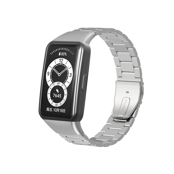 Huawei Band 6 Strap | Honor Band 6 Strap | Silver Vintage Steel